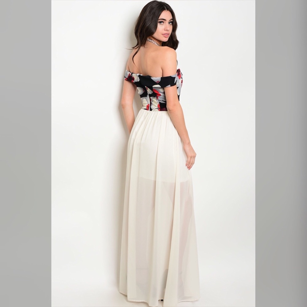 🆕 Alice Off the Shoulder Floral Maxi - Picture 2 of 7